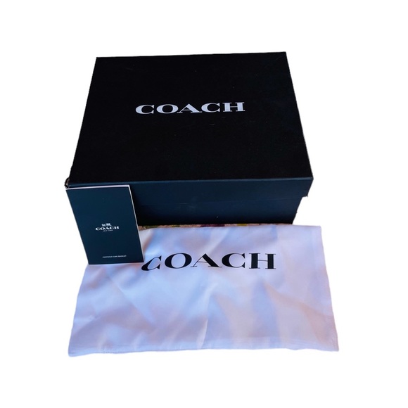 Coach Metallic white espadrille platform sandals with metallic flower studs. - Picture 11 of 11